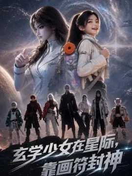 【AI漫剧】玄学少女在星际，靠画符封神